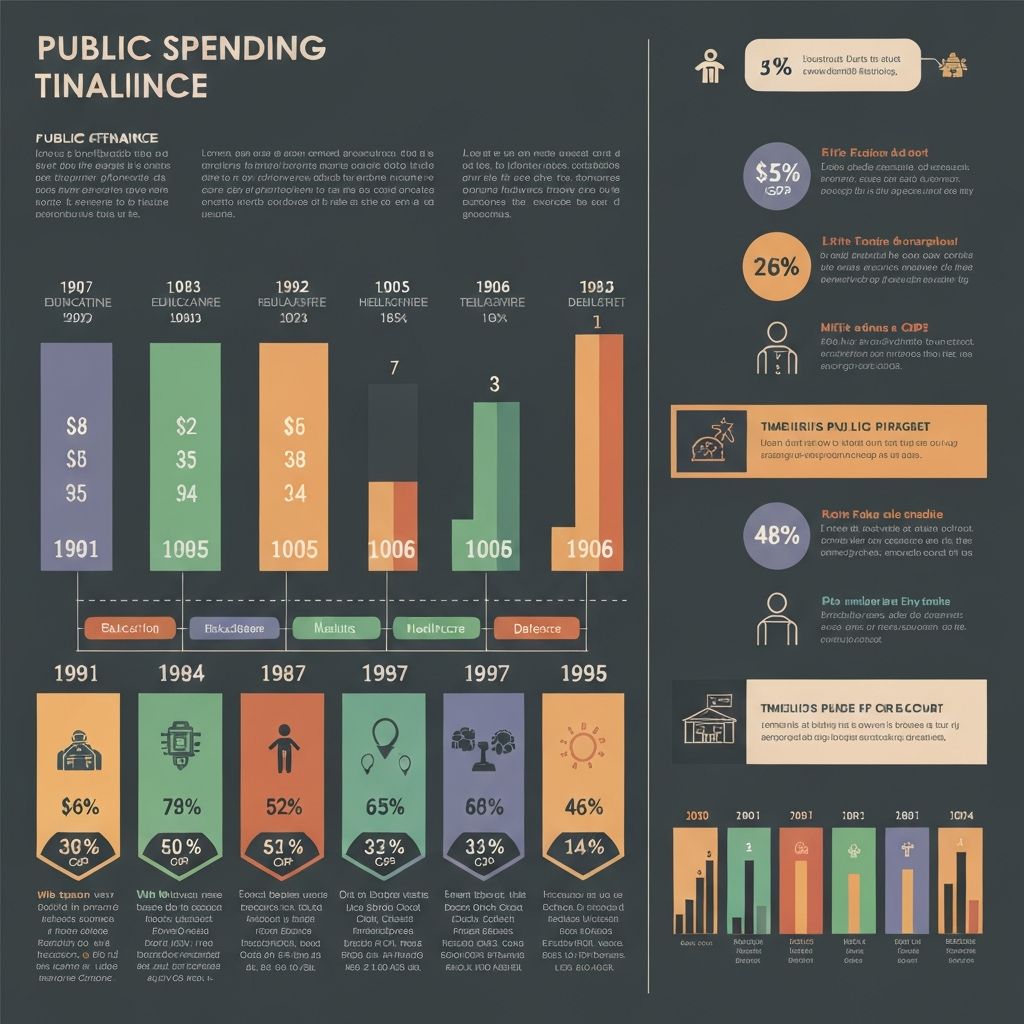 Infografía: Evolución del Gasto Público 2020-2025
